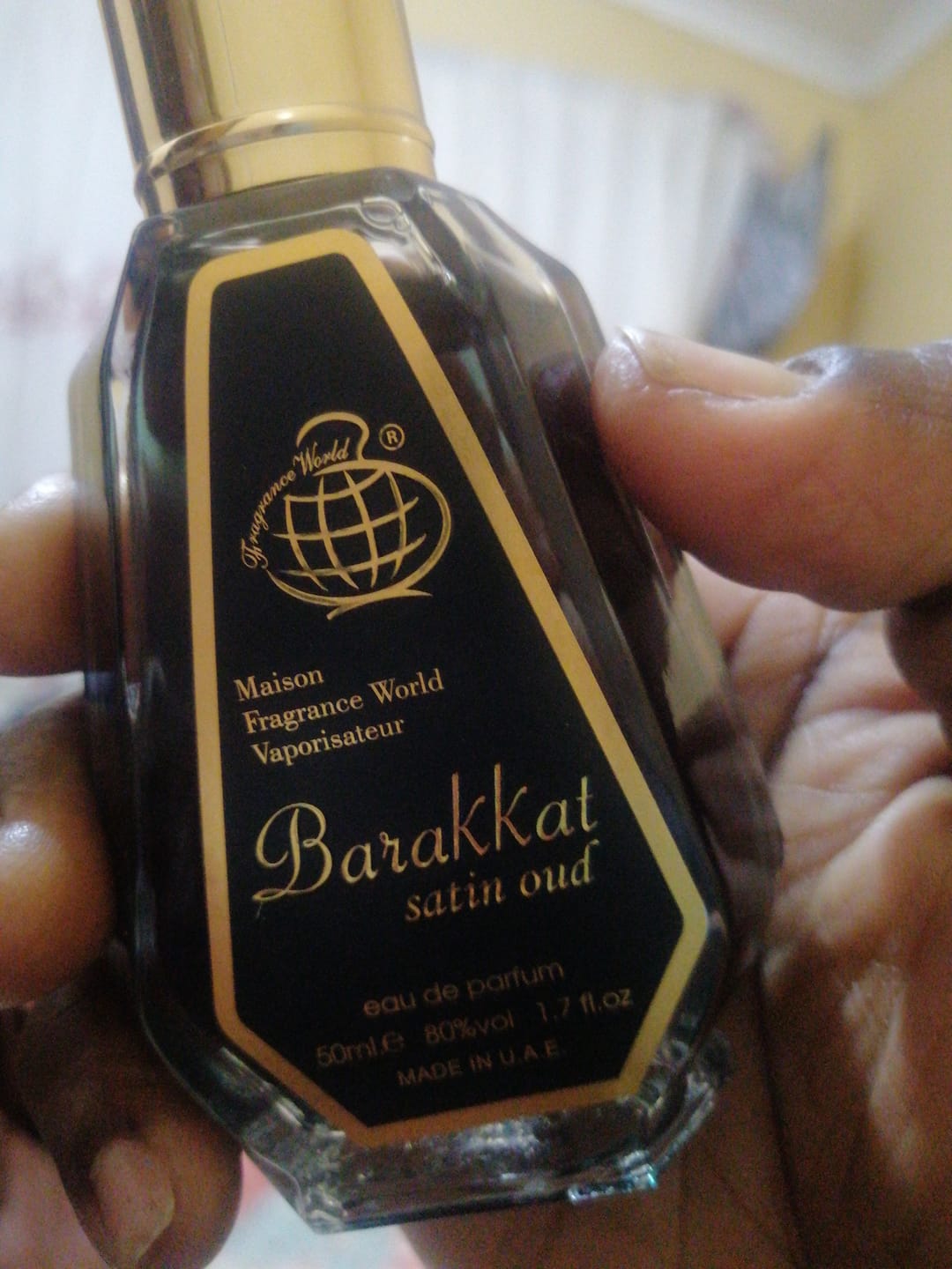 Customer photo review of Barakkat satin Oud 50ml