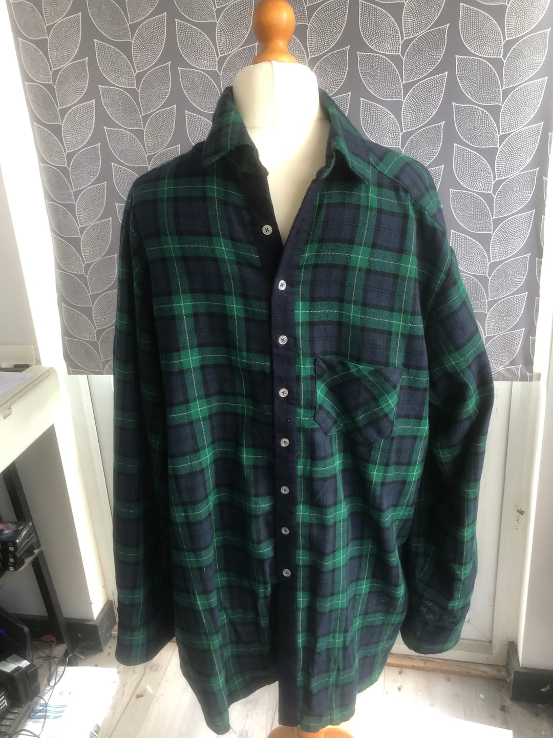 Customer photo review of Plain Brushed Cotton Fabric