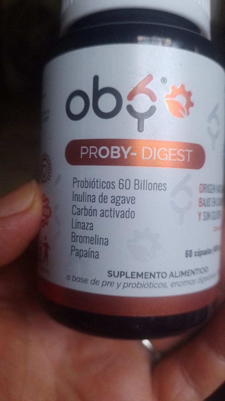 Customer photo review of Proby Digest | 60 billones Probioticos y Prebioticos inulina Agave, Enzimas digestivas, Fibra, Carbon Cascara Coco