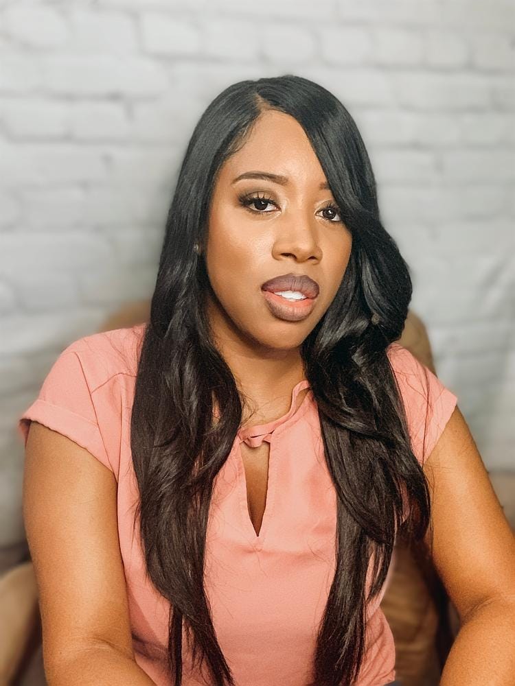 Customer photo review of Sensationnel Cloud9 What Lace Synthetic Swiss Lace Front Wig - MORGAN