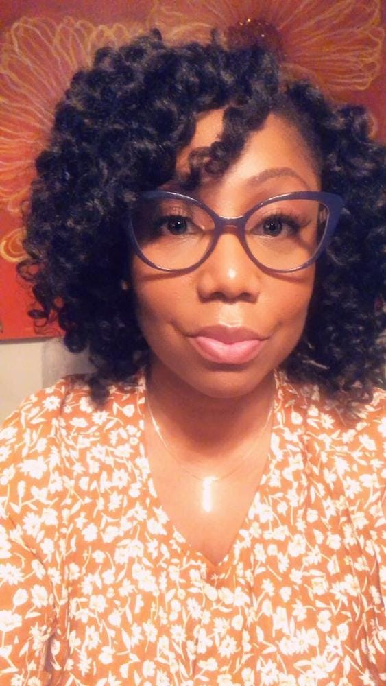 Customer photo review of Freetress Braid 2X Wand Curl Crochet Braid RINGLET WAND CURL