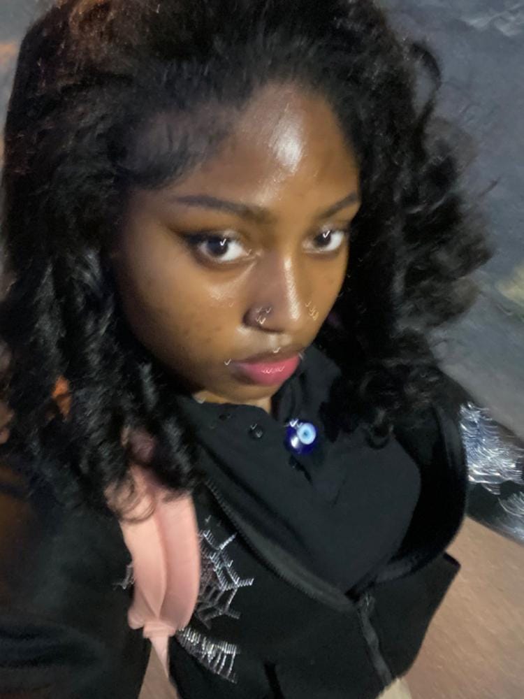 Customer photo review of Sensationnel Instant Weave Curls Kinks & CO Synthetic Half Wig - RAIN MAKER