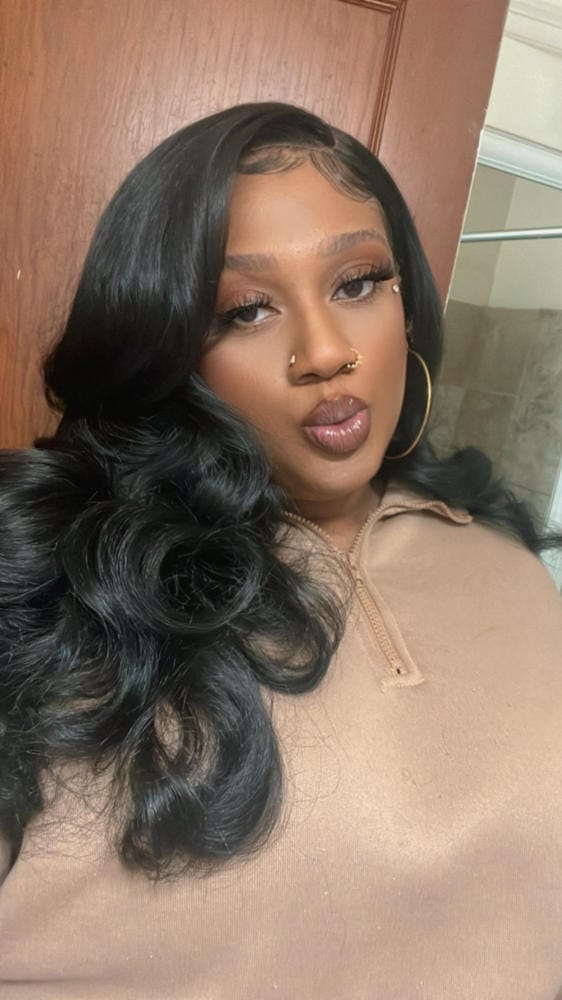Customer photo review of Sensationnel Butta Lace Synthetic Hair HD Lace Wig - BUTTA UNIT 20