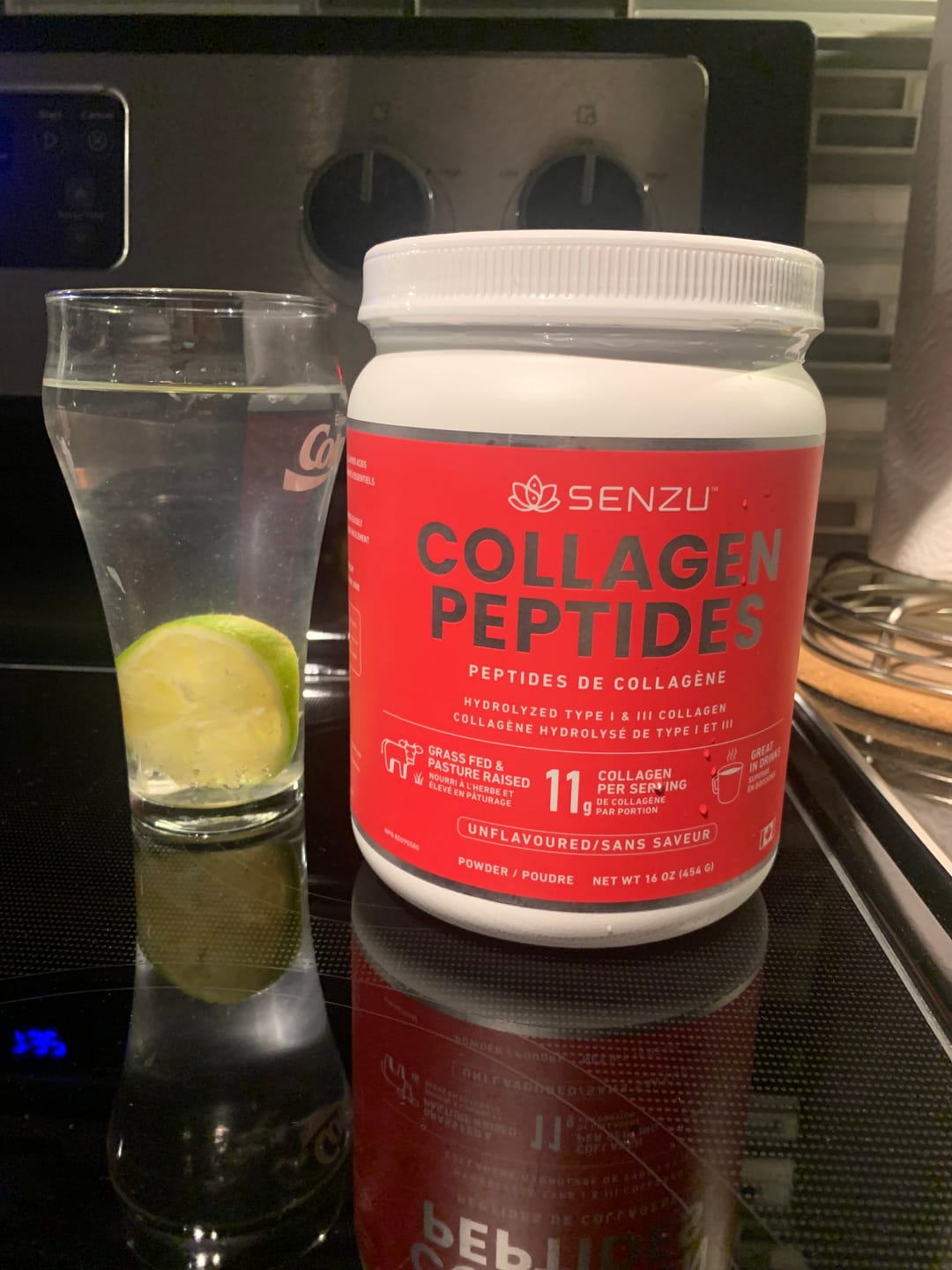Customer photo review of Collagen Peptides Protein Powder (454g)