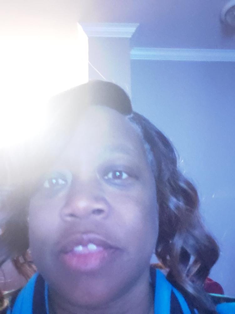 Customer photo review of Freetress Equal Invisible L Part Synthetic Hair Wig - CHASTY