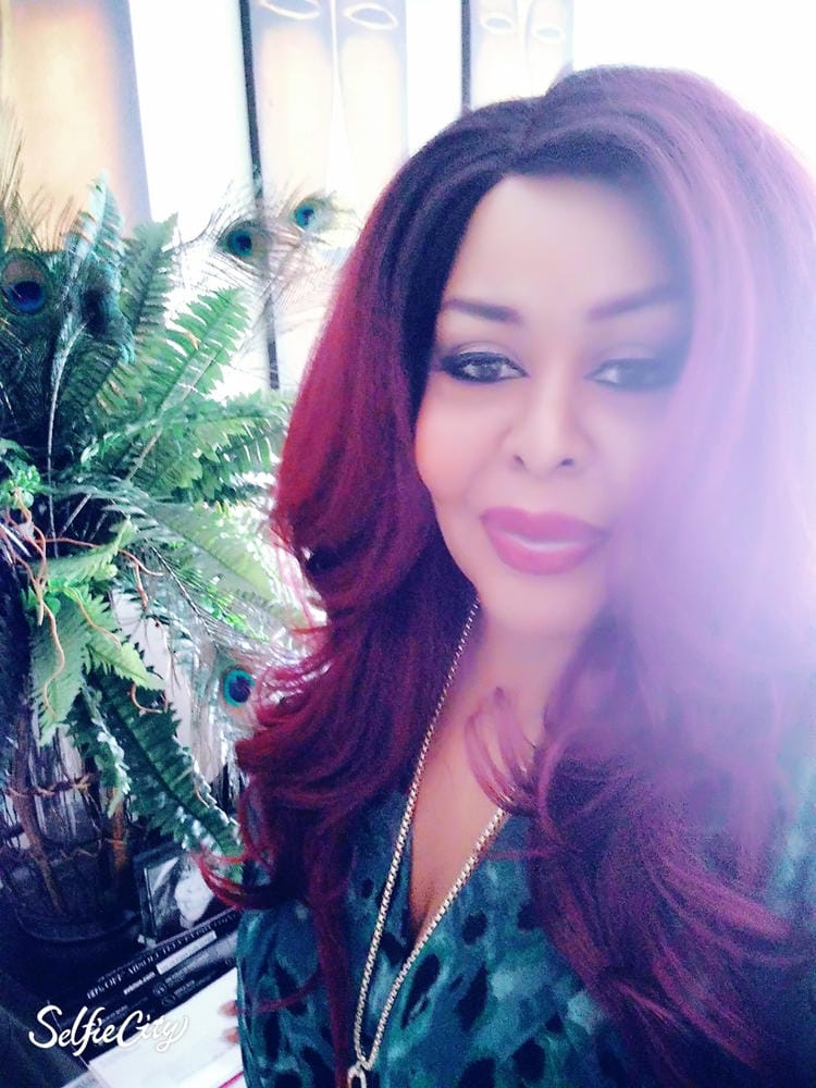 Customer photo review of Outre Perfect Hairline Synthetic HD Lace Wig - JULIANNE