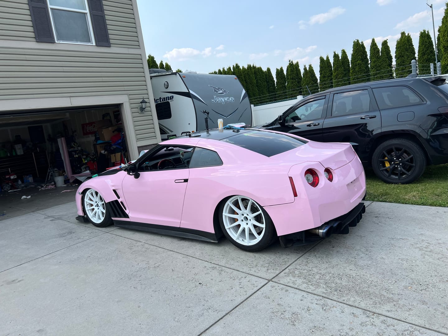 Customer photo review of High Glossy Baby Pink Vinyl Wrap