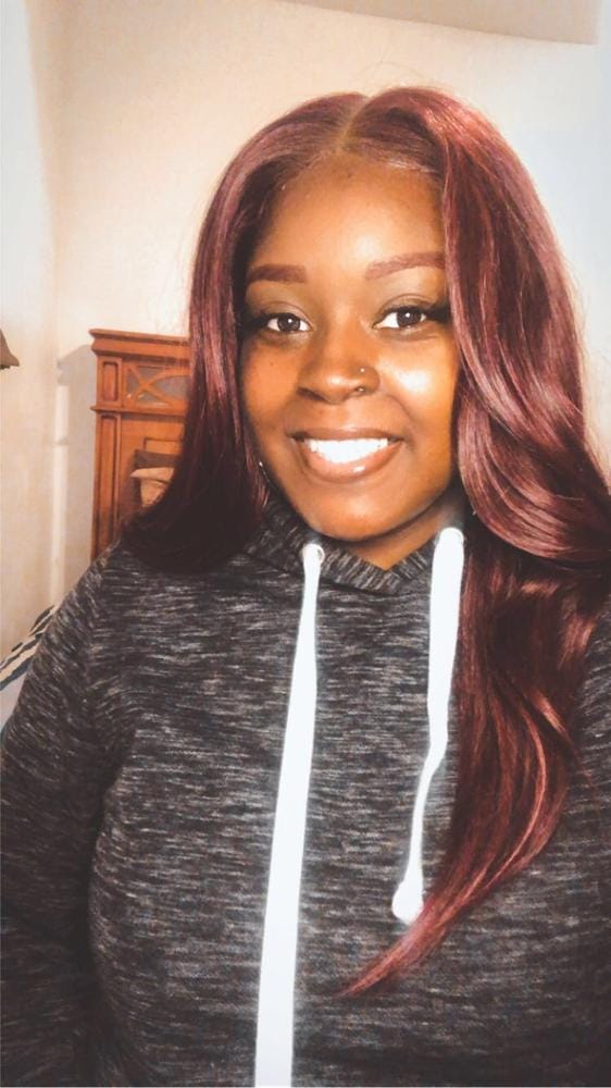 Customer photo review of Sensationnel Cloud9 What Lace Synthetic Swiss Lace Front Wig - MORGAN