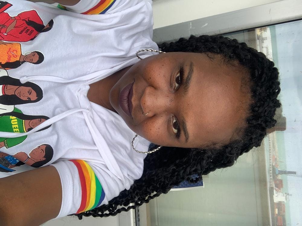 Customer photo review of Sensationnel Lulutress Crochet Braid WATER WAVE 18"