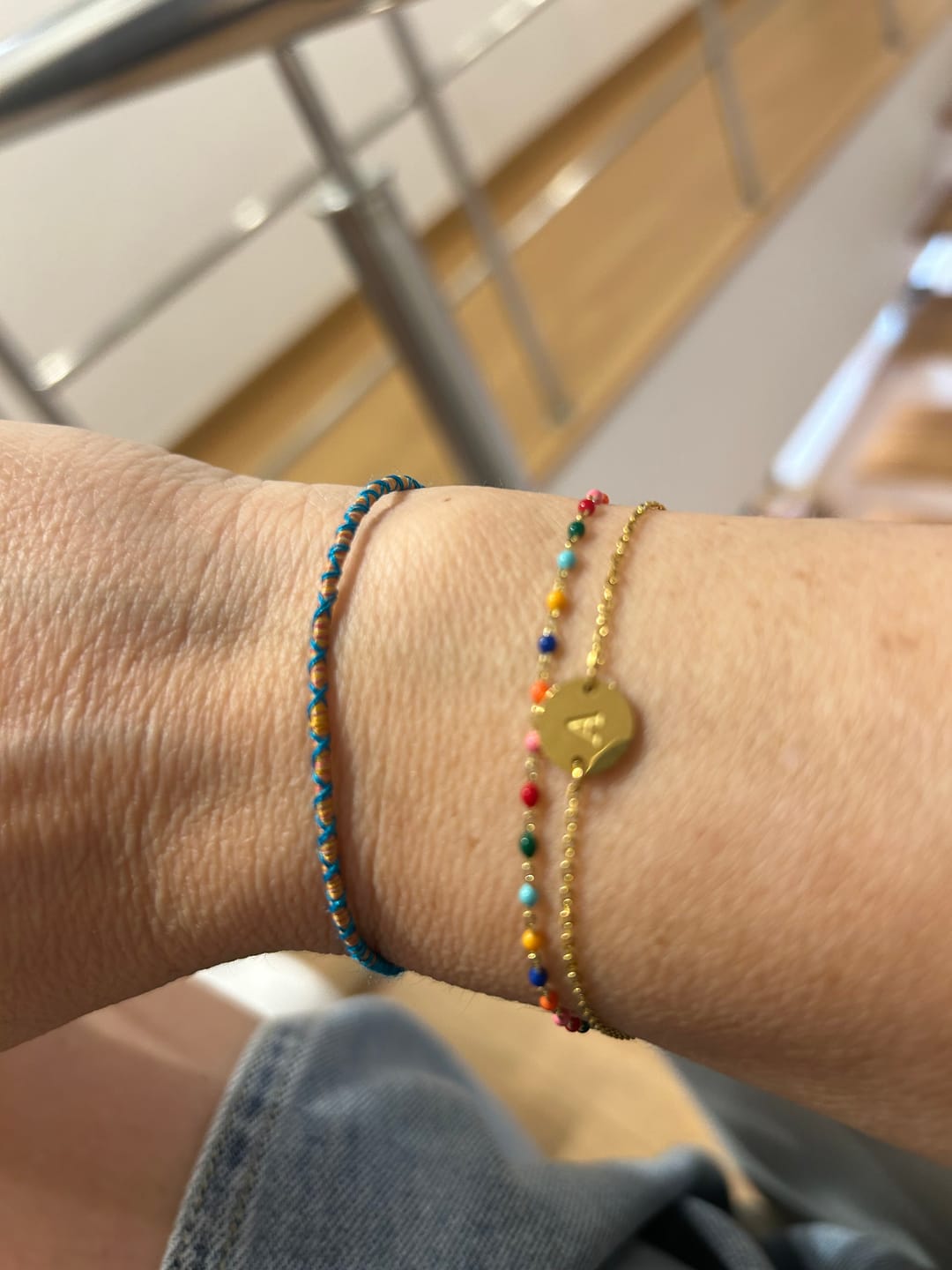 Customer photo review of Pulsera Inicial