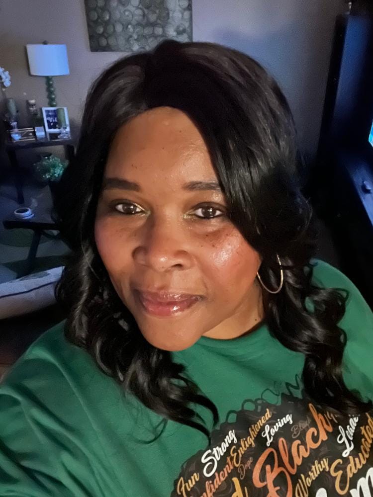 Customer photo review of Outre Synthetic Lace Part Daily Wig - KIMBRA