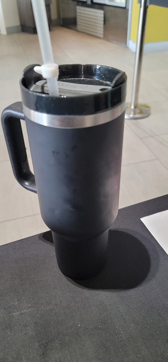 Customer photo review of 40 OZ Soft Matte Tumbler