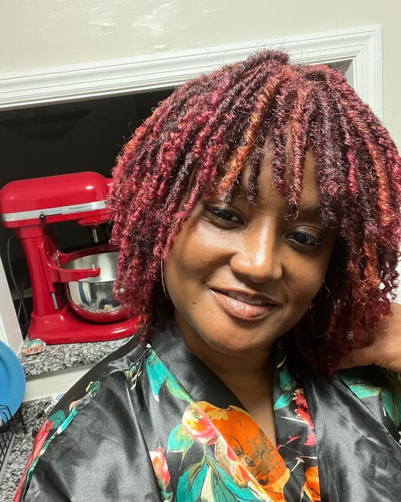 Customer photo review of Bobbi Boss Premium Synthetic Fiber Wig - M833 SOUL LOCS