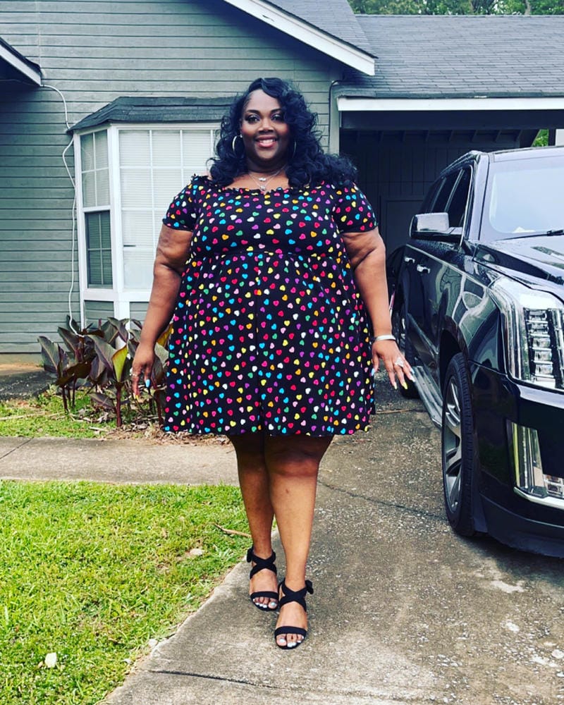 Customer photo review of Sensationnel Synthetic Half Wig Instant Weave - DEE