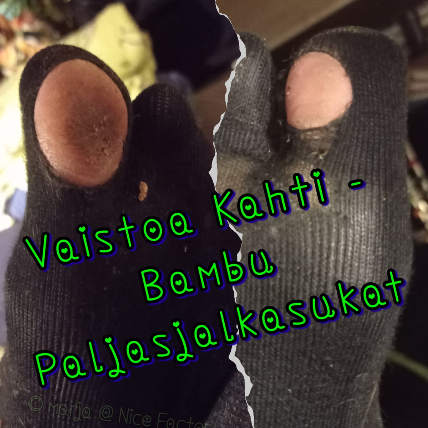Customer photo review of Vaistoa Kahti - Bambu Paljasjalkasukat (1 pari)