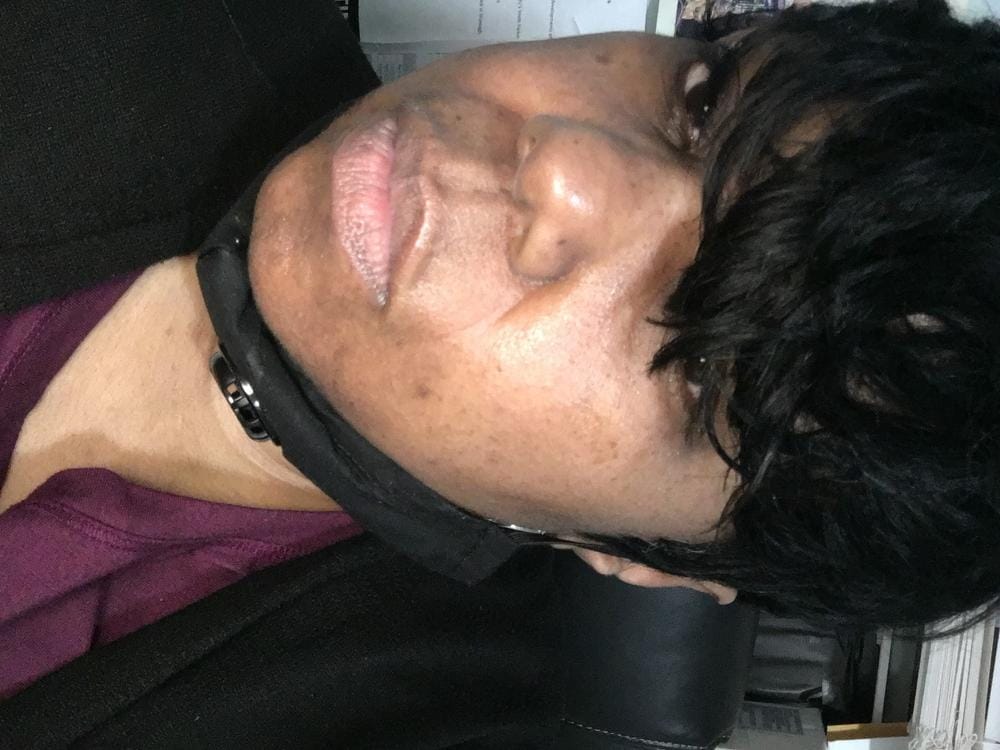 Customer photo review of Outre 100% Human Hair Premium Duby Wig PIXIE MOHAWK