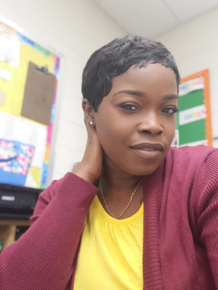 Customer photo review of Sensationnel Empire 100% Human Hair Celebrity Series Wig RIA