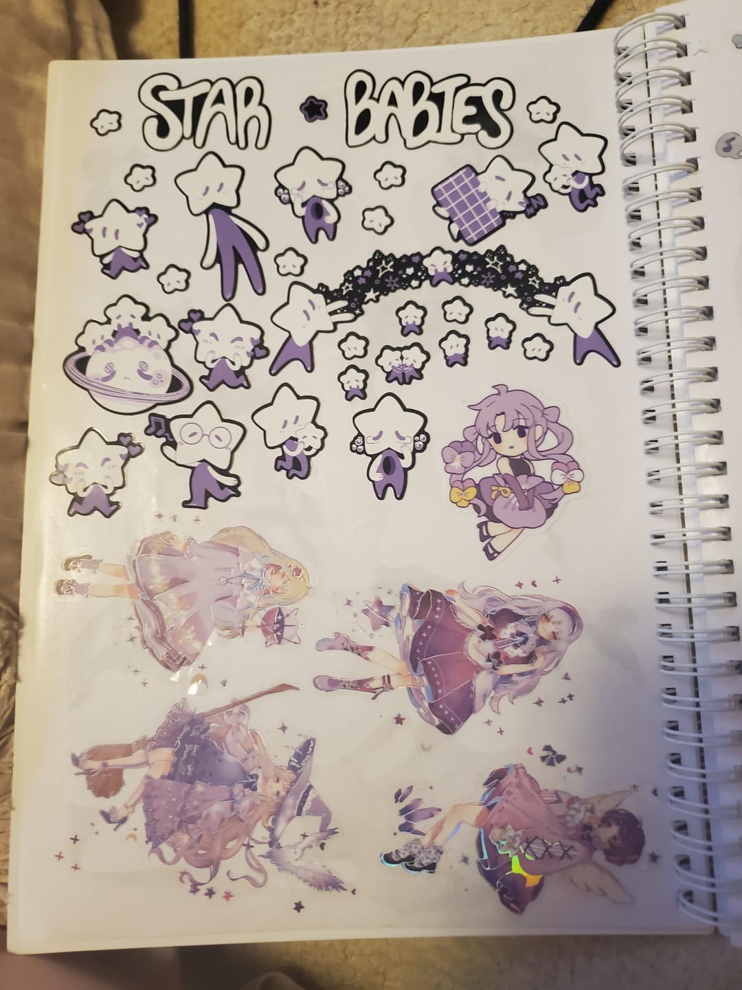 Customer photo review of Sticker Mystery Packs!