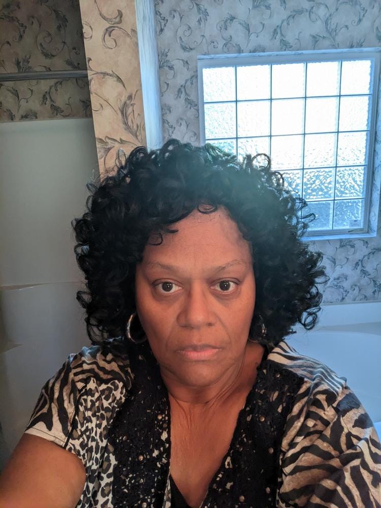 Customer photo review of Outre Wigpop Synthetic Hair Full Wig - VIVI
