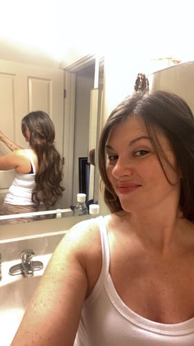 Customer photo review of ThatHair Magic Brush
