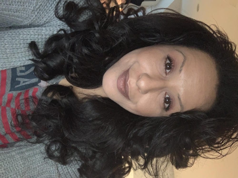 Customer photo review of Sensationnel Half Wig Instant Weave DRAWSTRING CAP IWD 3