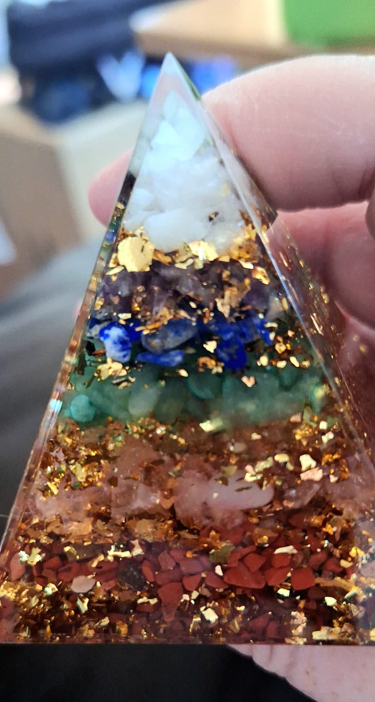 Customer photo review of 7 Chakra Energy Pyramid