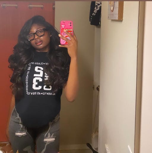 Customer photo review of Sensationnel Half Wig Instant Weave DRAWSTRING CAP IWD 3
