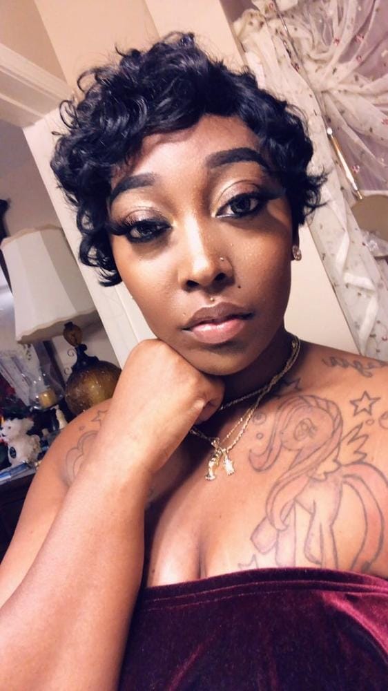 Customer photo review of Janet Collection Human Hair Wig MOMMY