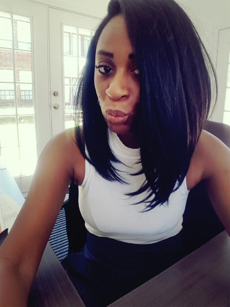 Customer photo review of Isis Brown Sugar Human Hair Mix Wig BS120