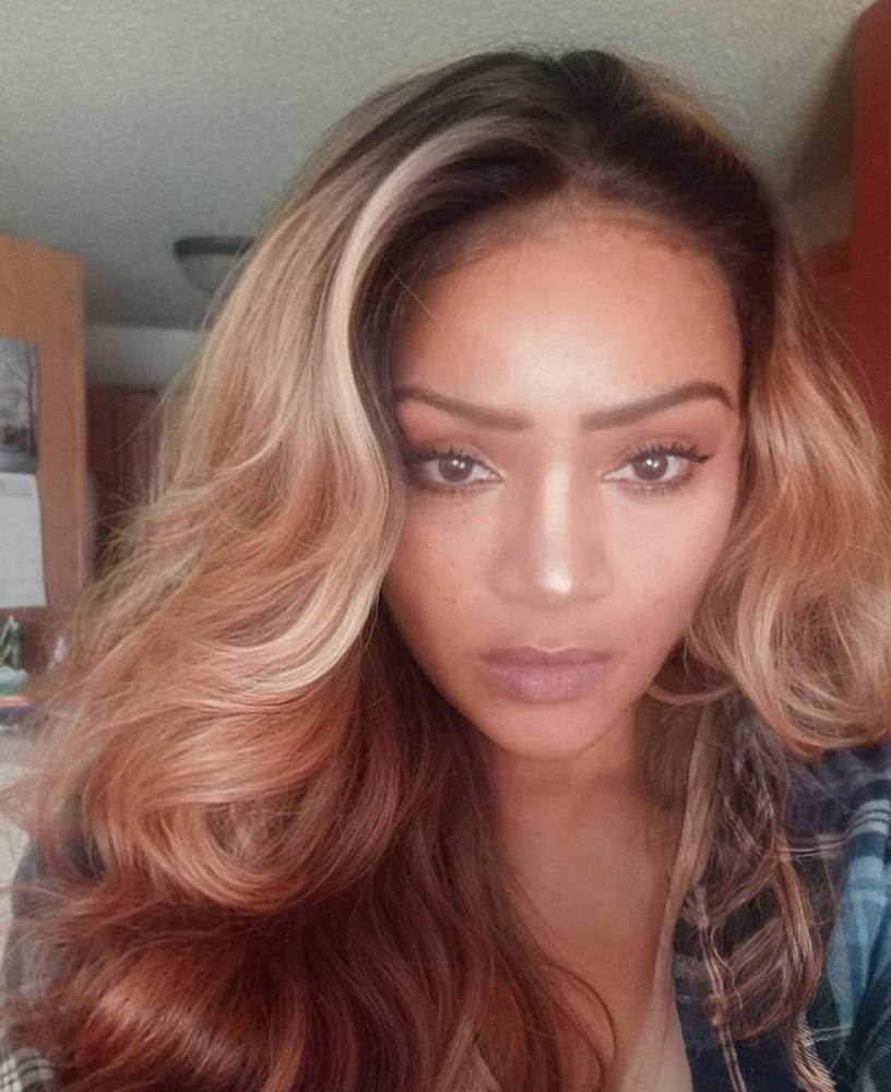 Customer photo review of Zury Sis Beyond Synthetic 5" Hand Tied Part Lace Front Wig - BYD LACE H CHILL