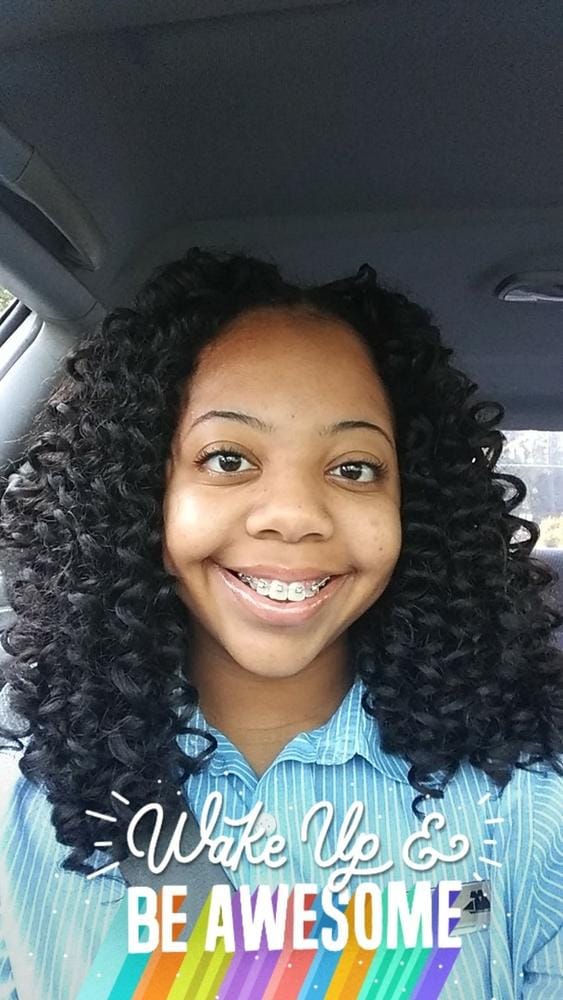 Customer photo review of Freetress Equal Invisible L Part Synthetic Hair Wig - CHASTY