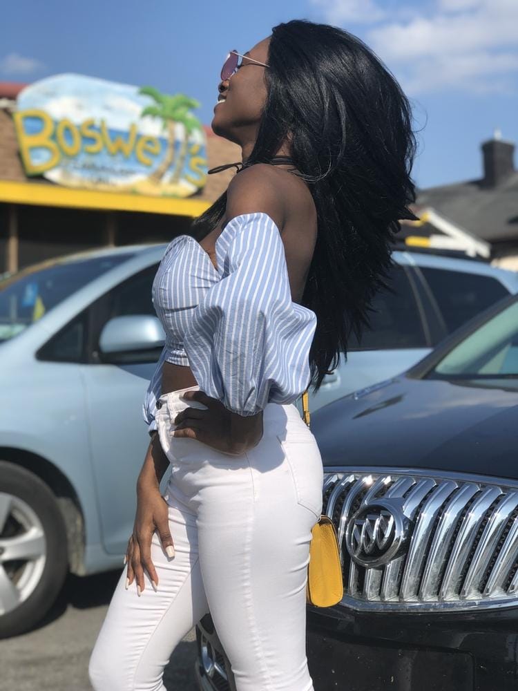 Customer photo review of Freetress Equal Synthetic Hair Full Wig - CHARLIE