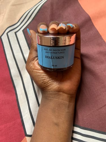 Customer photo review of Peeling savon noir anti vergetures