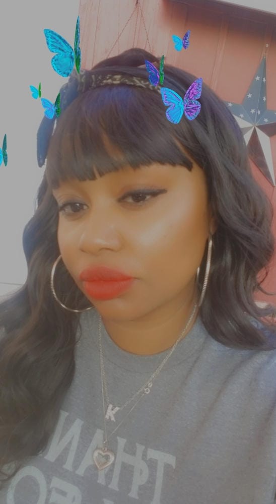 Customer photo review of Outre Synthetic Wigpop Full Wig - LAVERNE