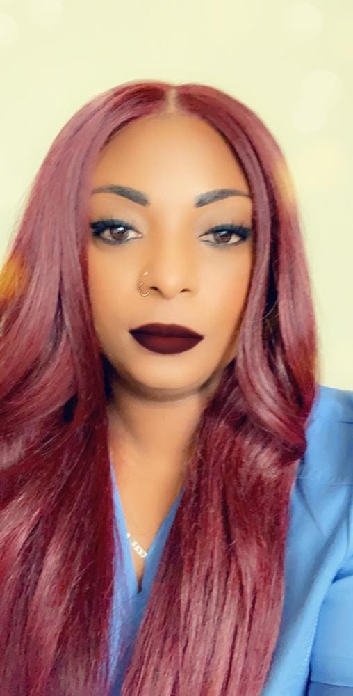 Customer photo review of Sensationnel Cloud9 What Lace Synthetic Swiss Lace Front Wig - MORGAN