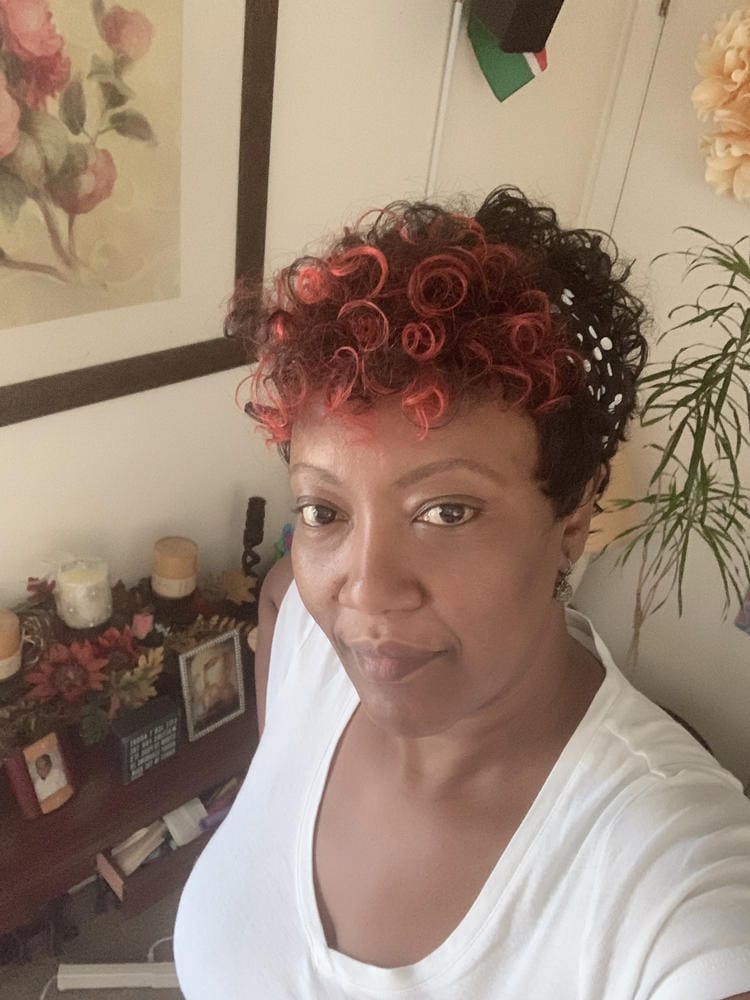 Customer photo review of Zury Sis Synthetic Hair Full Wig - JENNA