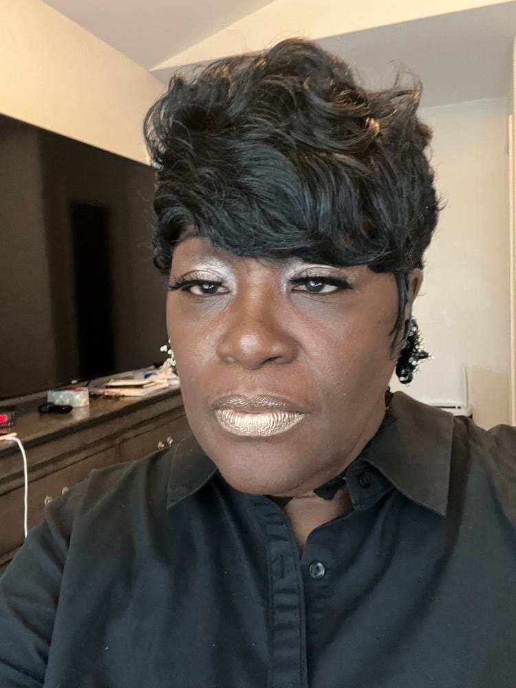 Customer photo review of It's A Wig Synthetic Hair Full Wig - NUNA
