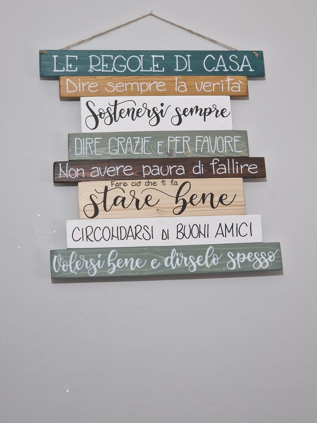 Customer photo review of Regole di Casa - Noce Petrolio