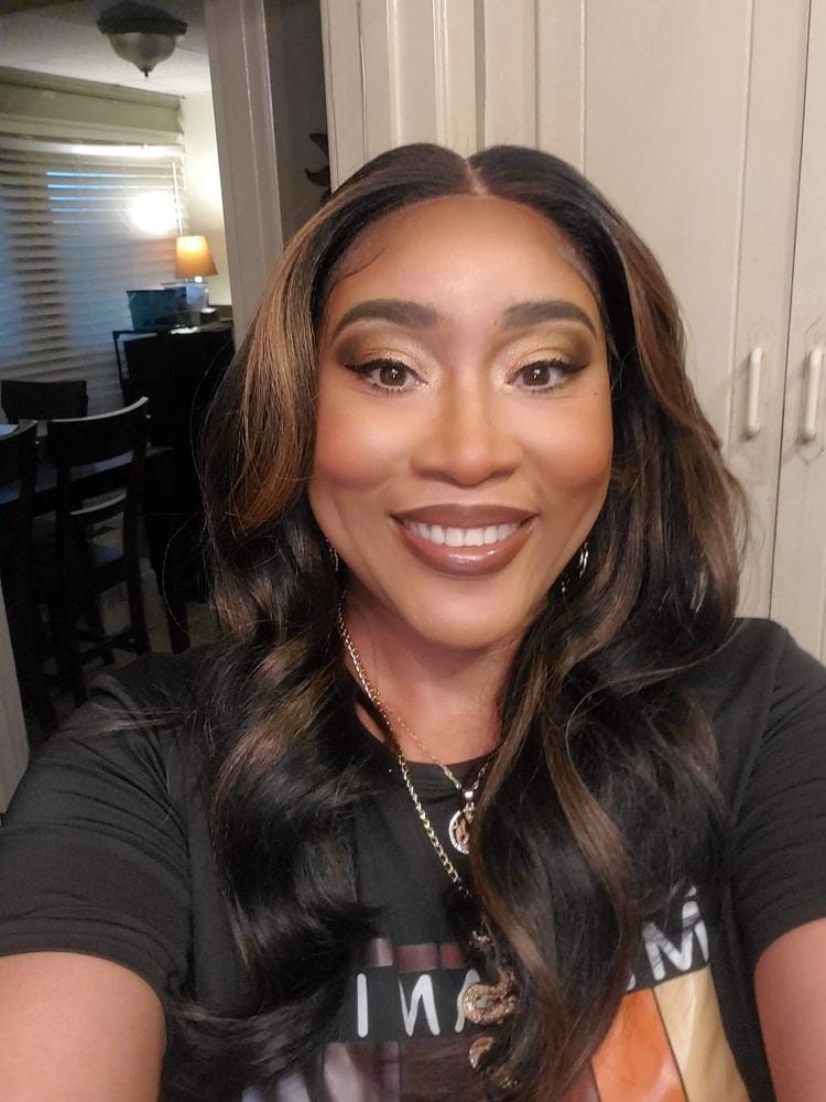 Customer photo review of Sensationnel Butta Lace Synthetic HD Lace Wig - BUTTA UNIT 30