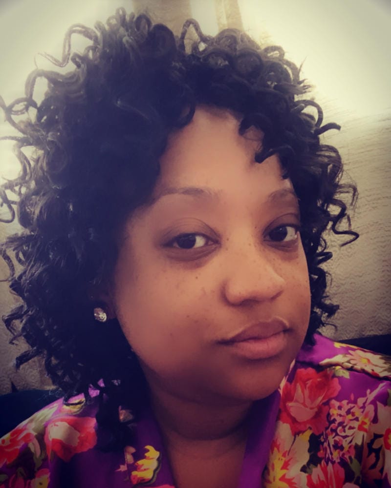 Customer photo review of Freetress Braid/Bulk Crochet Braid GOGO CURL