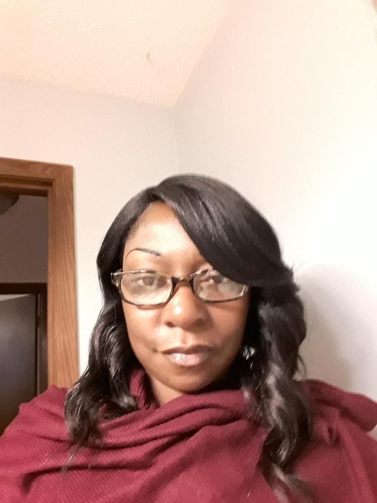 Customer photo review of Bobbi Boss Swiss Synthetic Lace Front Wig - MLF181 DENNA