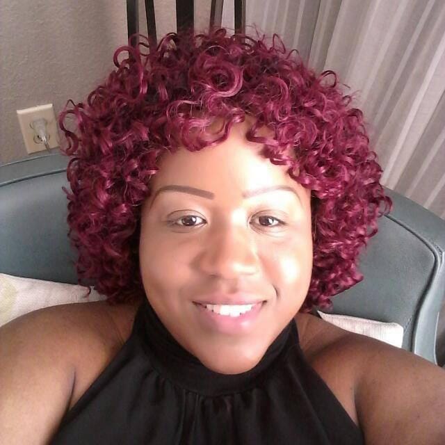 Customer photo review of Outre Premium Purple Pack 100% Human Hair Premium Blend Salon Set Curls ROD SET 3PCS
