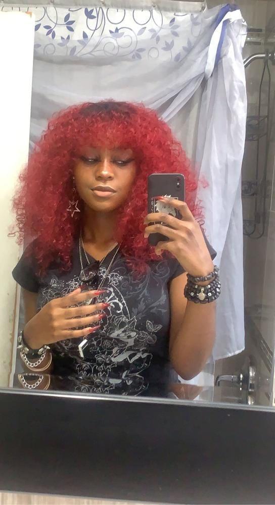 Customer photo review of Outre Premium Synthetic CONVERTI-CAP - DOMINICAN BOUNCE