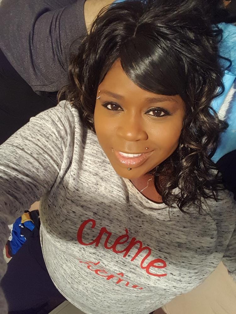 Customer photo review of Model Model Fullcap Wig DEBORAH