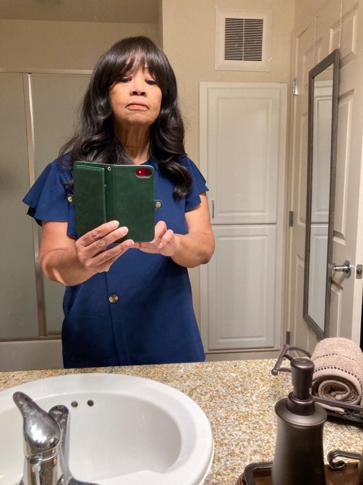 Customer photo review of Freetress Equal Lite Synthetic Hair Wig - 013