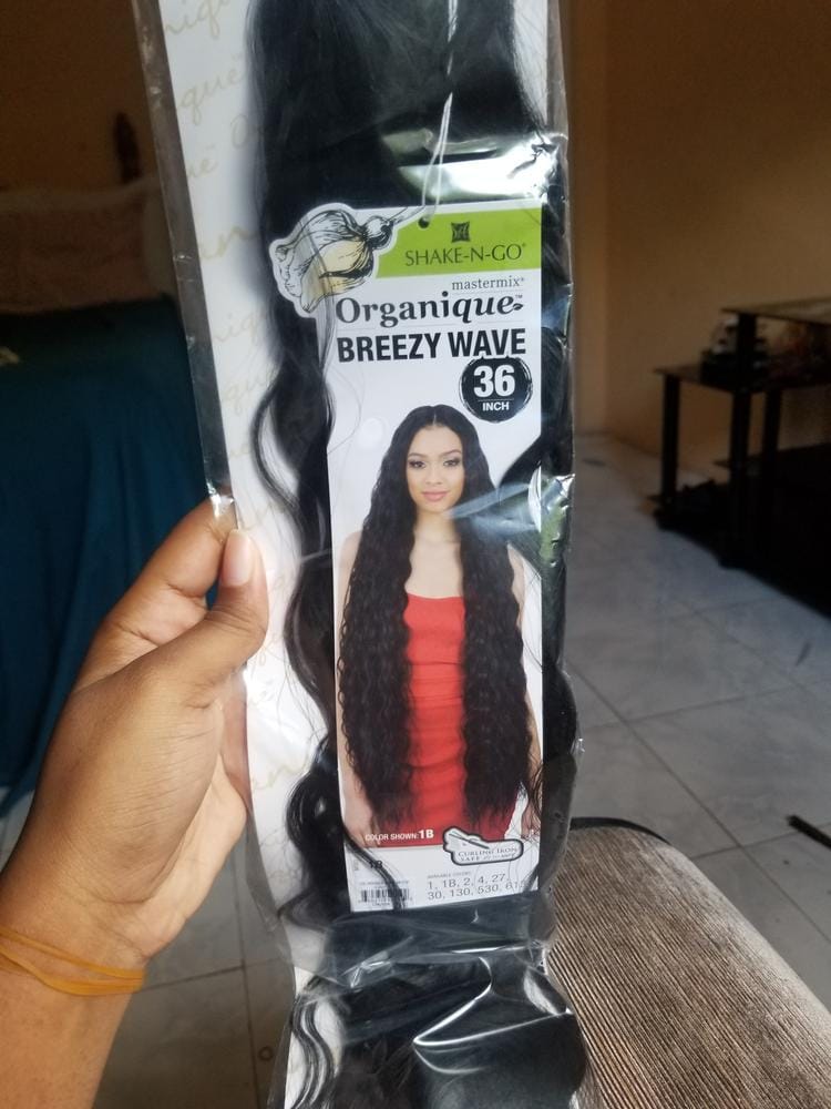 Customer photo review of Shake-N-Go Organique Mastermix Weave - BREEZY WAVE 18"-36"