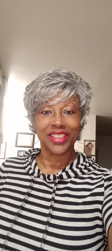 Customer photo review of It`s a Wig Sassy Mama Synthetic Full Wig - MORGAN