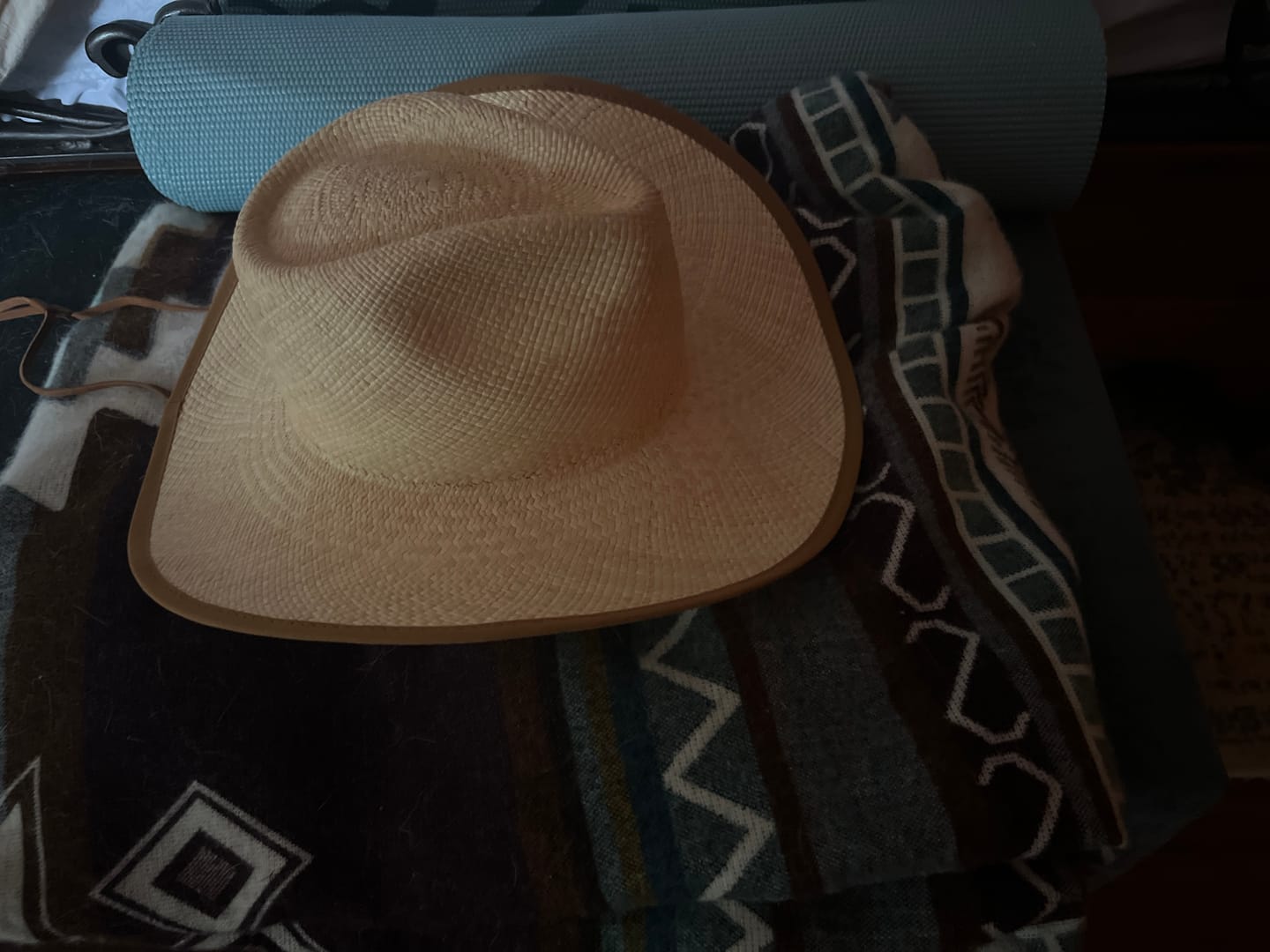 Willow A. wearing the El Paseo Straw Cowboy Hat
