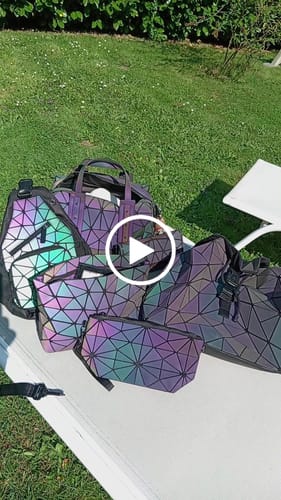 Customer video review of Sac à Dos Holographique | Perle