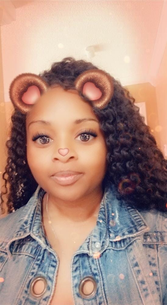 Customer photo review of Sensationnel Synthetic Lulutress Crochet Braid - 3X Drip Curl 20"